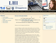 Tablet Screenshot of lhi.benefitsportal.info